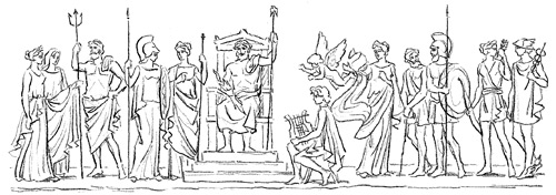 the twelve Gods of Olympus